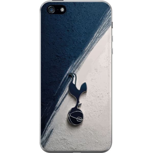 Kompatibelt Mobildeksel til Apple iPhone 5 Tottenham Hotspur-emblemet i minimalistisk mørk design blå