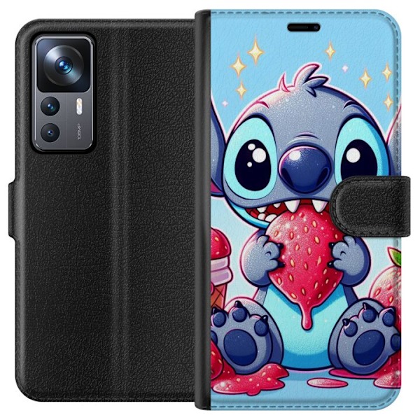 Xiaomi 12T Pro Plånboksfodral Strawberry Stitch