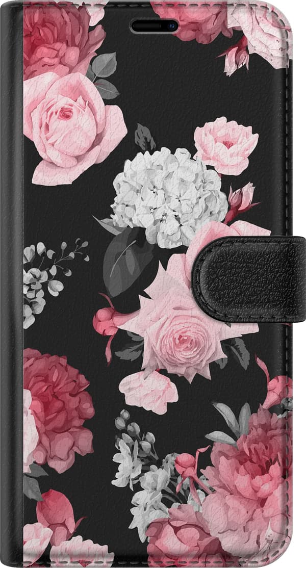 Kompatibelt Plånboksfodral till Samsung Galaxy A40 Blommor