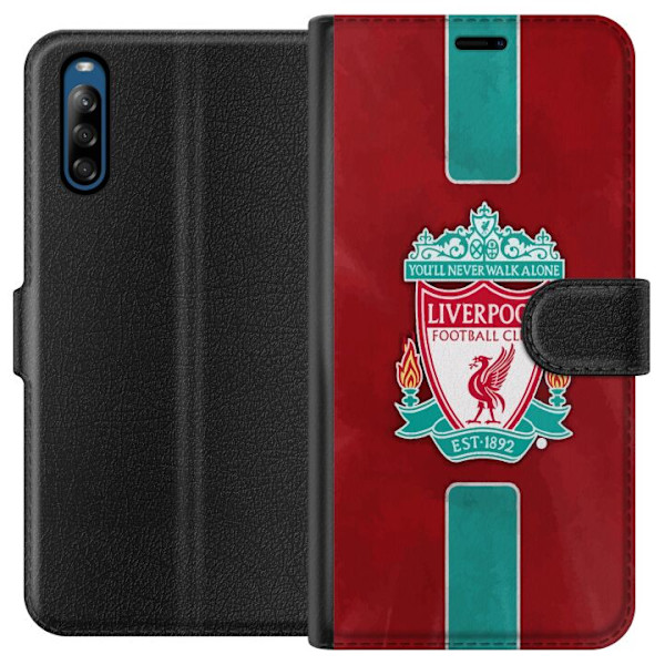 Sony Xperia L4 Lommeboketui Liverpool FC - Klassisk Fotballsto