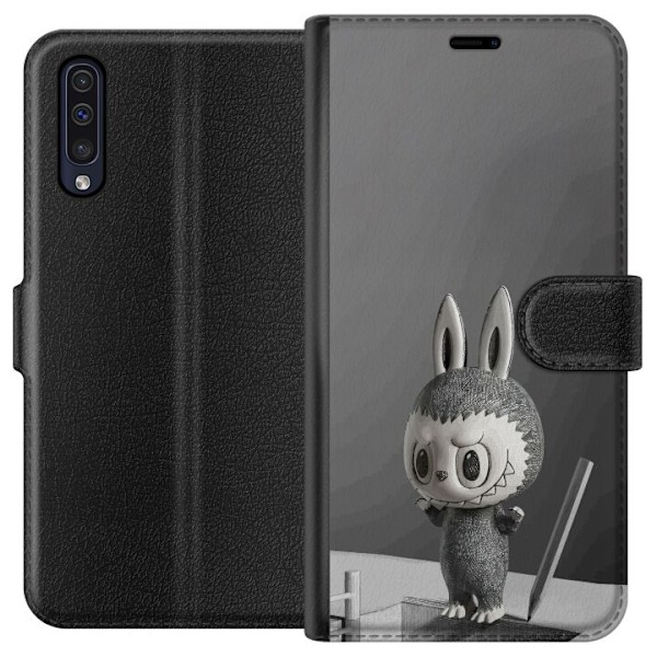 Samsung Galaxy A50 Tegnebogsetui Pop Mart MEGA LABUBU LABUBU Sketch 1000%