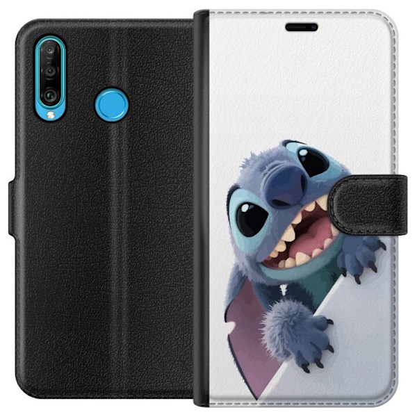 Huawei P30 lite Tegnebogsetui Lykkelig Sting