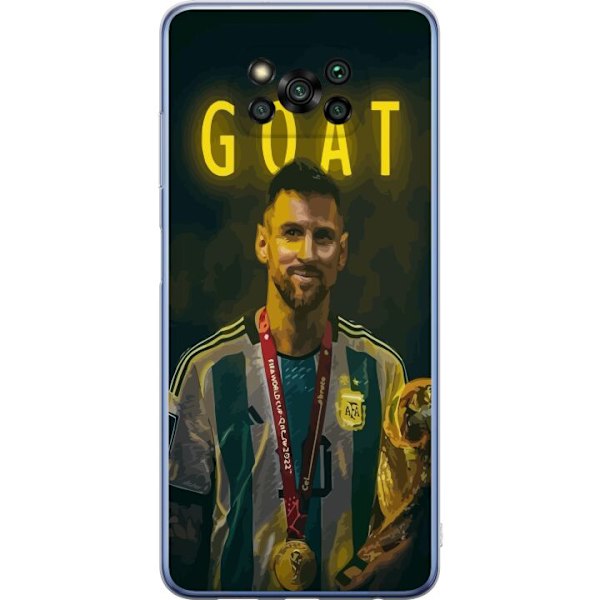 Xiaomi Poco X3 Pro Gjennomsiktig deksel Geit Messi