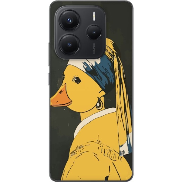 Xiaomi Redmi Note 14 Genomskinligt Skal Stylish Duck