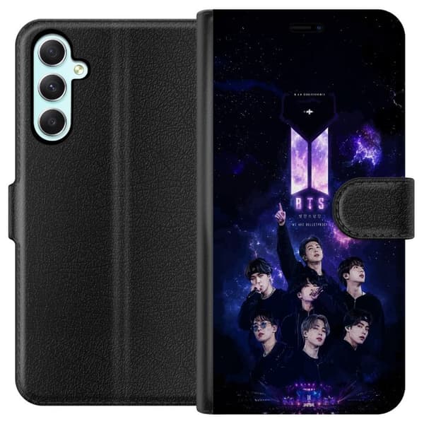 Kompatibelt Plånboksfodral till Samsung Galaxy A34 BTS lila