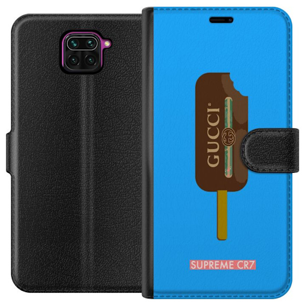 Xiaomi Redmi Note 9 Lompakkokotelo Gucci Glass