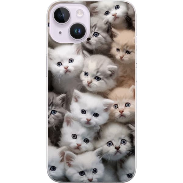 Kompatibelt Mobildeksel til Apple iPhone 14 Katter