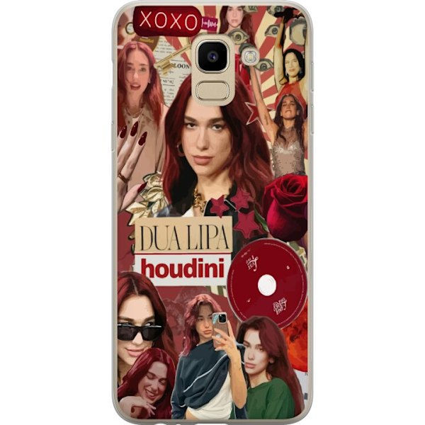 Samsung Galaxy J6 Läpinäkyvä kuori Dua Lipa – Fashion & S