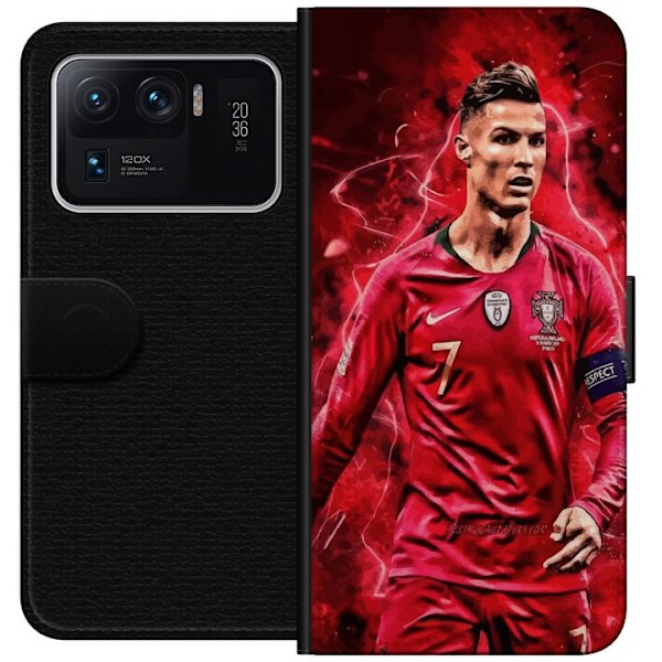 Xiaomi Mi 11 Ultra Plånboksfodral Ronaldo Skills – CR7 Design för Äkta Supporters