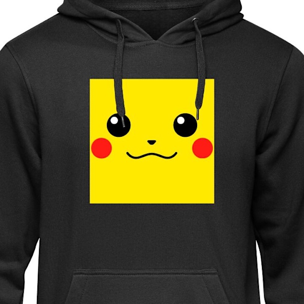 Hoodie til Voksen | Behagelig Hættetrøje Pokemon sort L