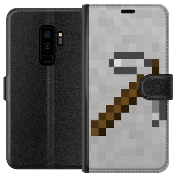 Kompatibelt Plånboksfodral till Samsung Galaxy S9+ Minecraft Tools