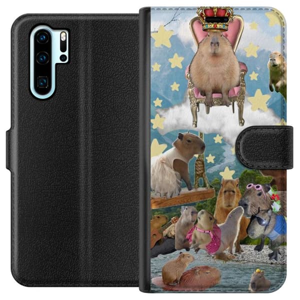 Kompatibelt Lommeboketui til Huawei P30 Pro Capybara