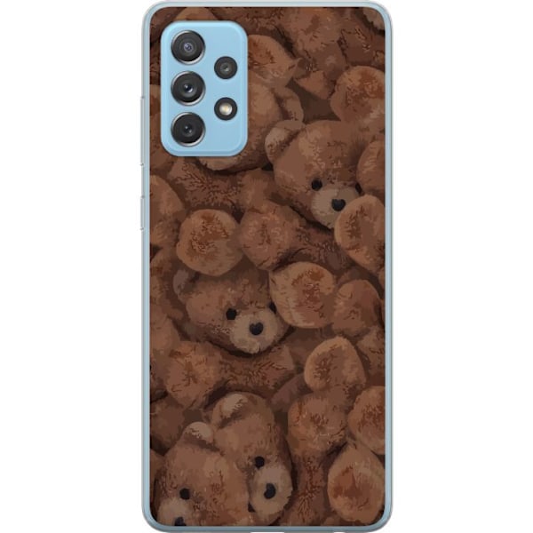 Samsung Galaxy A72 5G Gennemsigtig cover Teddy