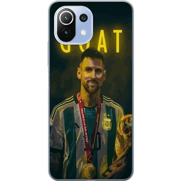 Xiaomi 11 Lite 5G NE Gjennomsiktig deksel Geit Messi