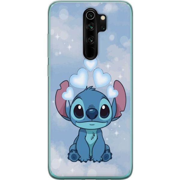 Xiaomi Redmi Note 8 Pro  Gennemsigtig cover Stitch Hoppende Glæde - Sjovt Design til Gave