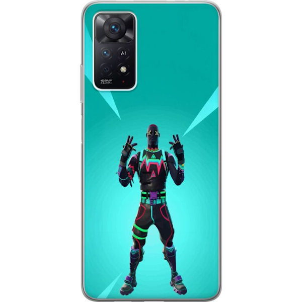 Xiaomi Redmi Note 11 Pro 5G Läpinäkyvä kuori musta ritari f