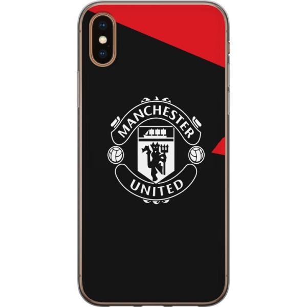 Apple iPhone X Deksel / Mobildeksel - Manchester United FC