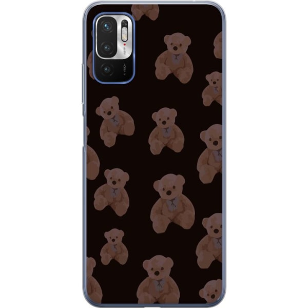 Xiaomi Redmi Note 10 5G Gennemsigtig cover En bjørn flere bj