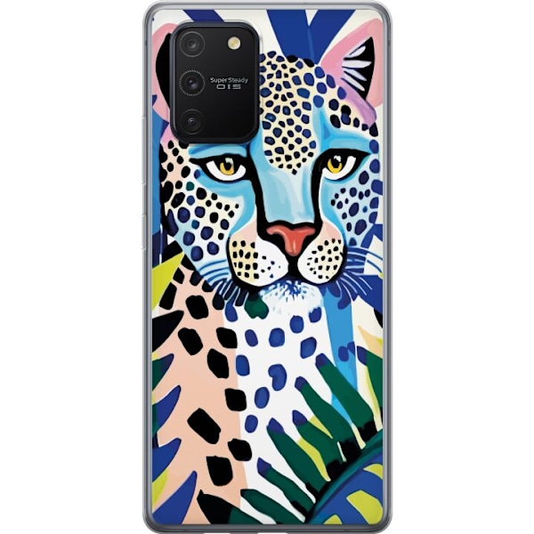 Samsung Galaxy S10 Lite Gjennomsiktig deksel Levende Leopard