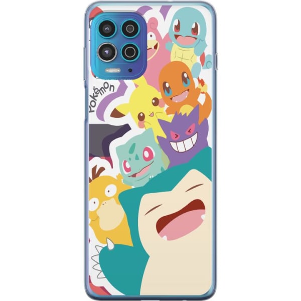 Motorola Moto G100 Gennemsigtig cover Pokemon