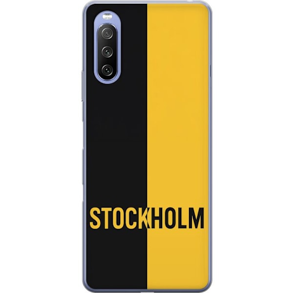 Sony Xperia 10 III Läpinäkyvä kuori Stockholm – jalkapall