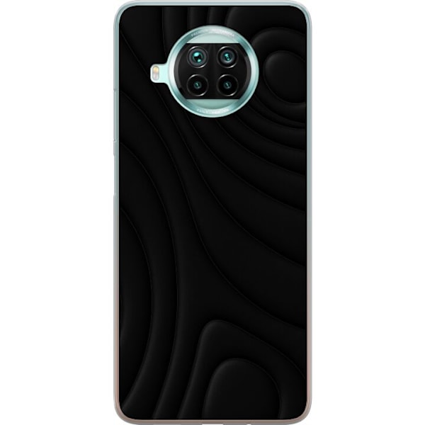 Xiaomi Mi 10T Lite 5G Läpinäkyvä kuori Tummat Aallot