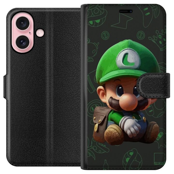 Apple iPhone 16 Tegnebogsetui Baby Luigi