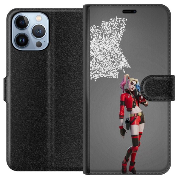 Apple iPhone 13 Pro Max Lompakkokotelo Harley Quinn