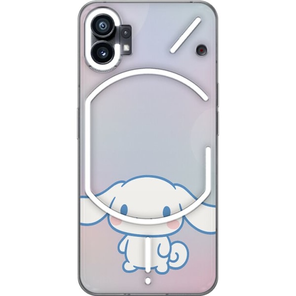 Nothing Phone (1) Läpinäkyvä kuori Kawaii Sanrio Cinnamonro