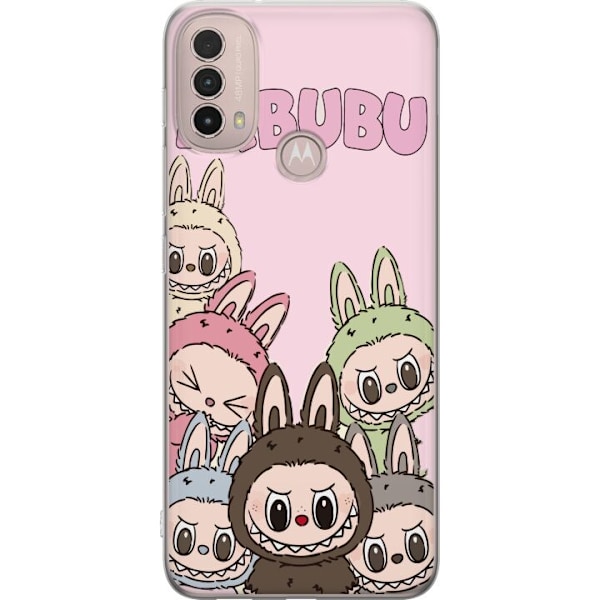 Motorola Moto E40 Läpinäkyvä kuori Labubu Classics