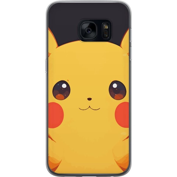 Samsung Galaxy S7 Läpinäkyvä kuori Pikachu