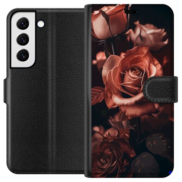 Samsung Galaxy S22 5G Plånboksfodral Blommor