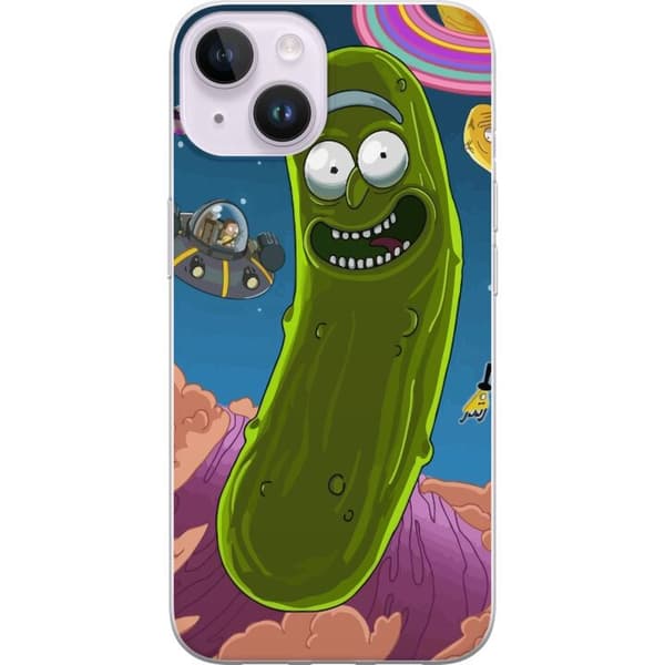 Kompatibelt Mobildeksel til Apple iPhone 14 Agurk Rick