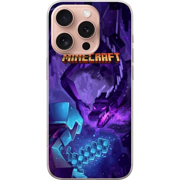 Apple iPhone 16 Pro Gennemsigtig cover Minecraft