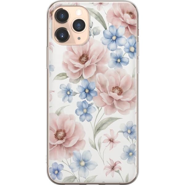 Kompatibelt Mobilskal till Apple iPhone 11 Pro Romantiska blommor