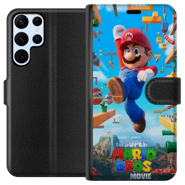Samsung Galaxy S22 Ultra 5G Plånboksfodral Super Mario Bros