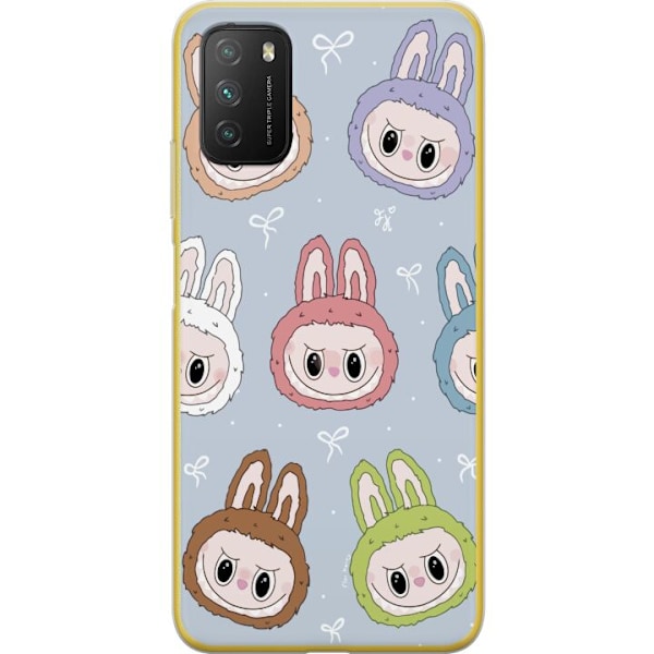 Xiaomi Poco M3  Läpinäkyvä kuori Pastel Labubu