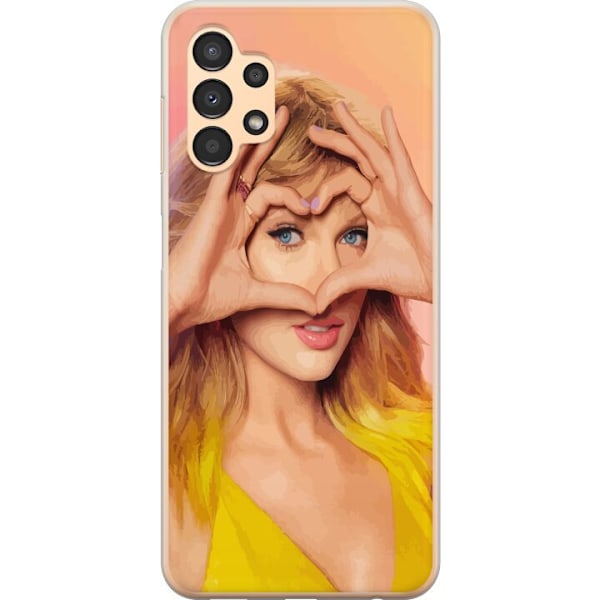 Samsung Galaxy A13 Läpinäkyvä kuori Taylor Swift