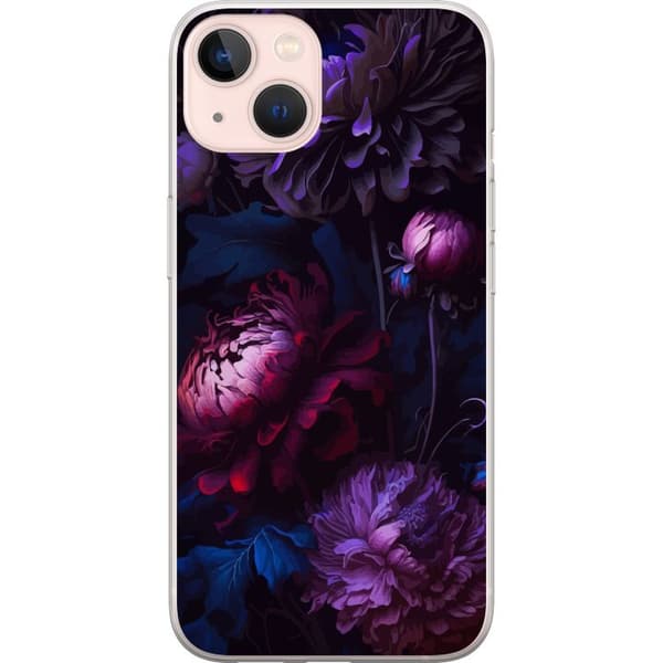 Kompatibel Mobilcover til Apple iPhone 13 Lilla Blomster