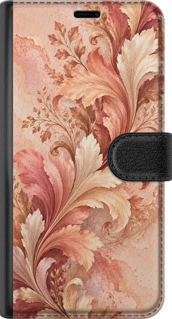 Kompatibelt Lommeboketui til Apple iPhone 11 Kobberblad oransje