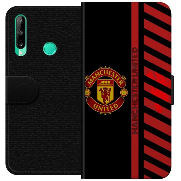 Huawei P40 lite E Tegnebogsetui Manchester United