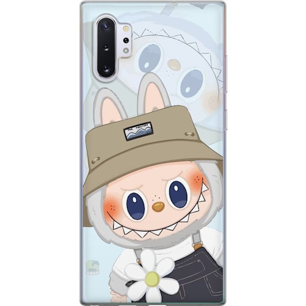 Samsung Galaxy Note10+ Genomskinligt Skal Labubu med hatt –