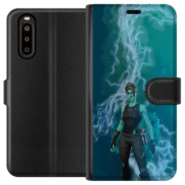 Sony Xperia 10 II Tegnebogsetui Fortnite - Ghoul Trooper