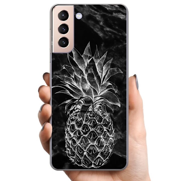 Samsung Galaxy S21+ 5G TPU Mobilskal Marmor Ananas