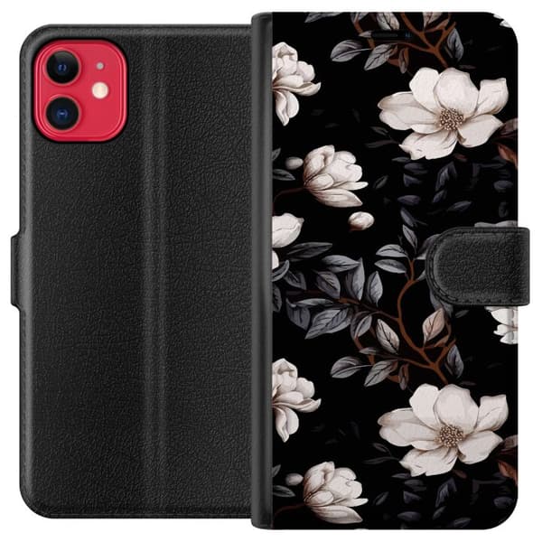 Kompatibel Tegnebogsetui til Apple iPhone 11 Blomster