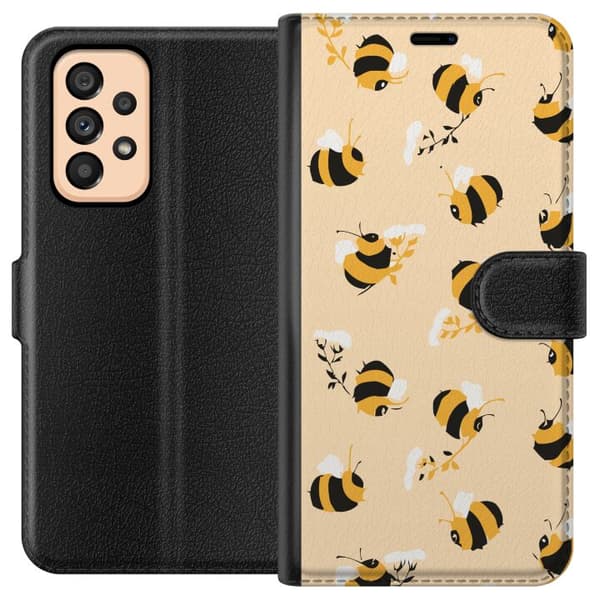 Kompatibelt Lommeboketui til Samsung Galaxy A53 5G Binkle Bee Mønster