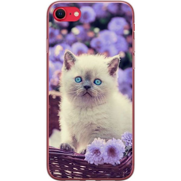 Apple iPhone 8 Läpinäkyvä kuori Kissa