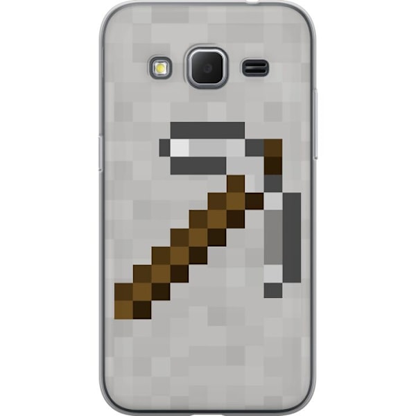 Samsung Galaxy Core Prime Genomskinligt Skal Minecraft Tools