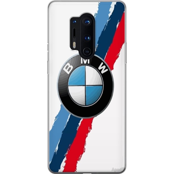 OnePlus 8 Pro Läpinäkyvä kuori BMW Raidat