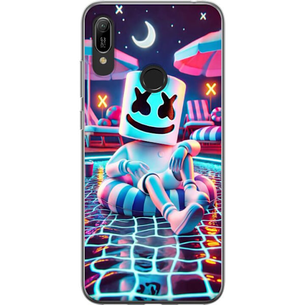 Huawei Y6 (2019) Läpinäkyvä kuori Fortnite Marshmallow